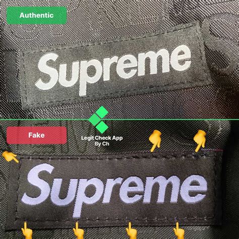 how to spot a fake supreme bag|is your supreme bag real.